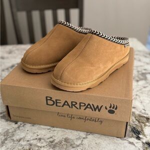 BearPaw Brown Slip-On Slippers
